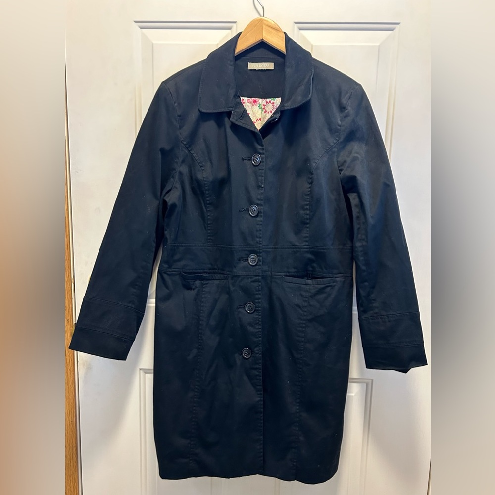Women’s Fieldgear Long Black Coat